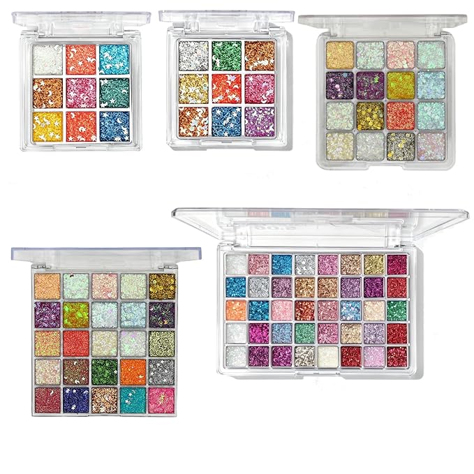 5pcs glitter