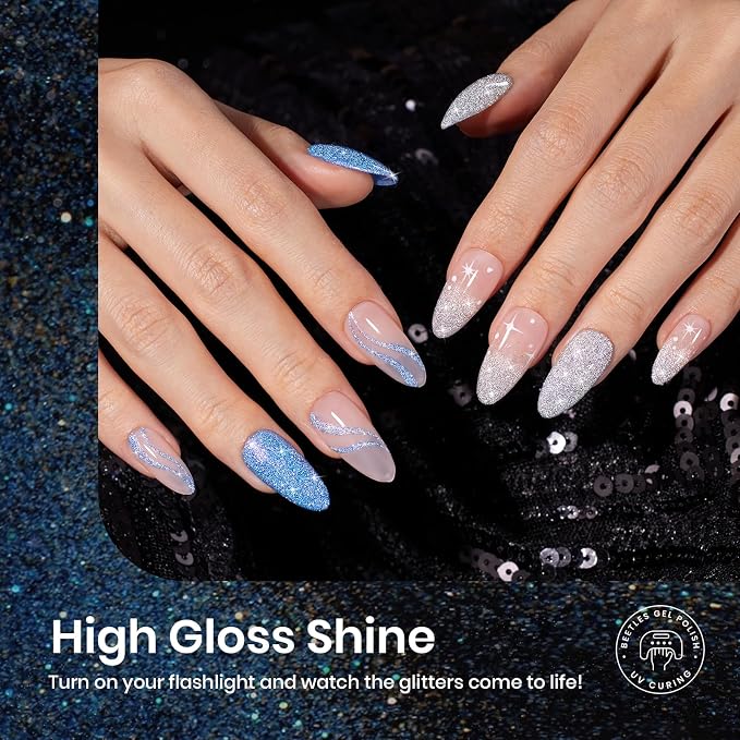 0-0-6 Colors Holographic Gel Polish Kit
