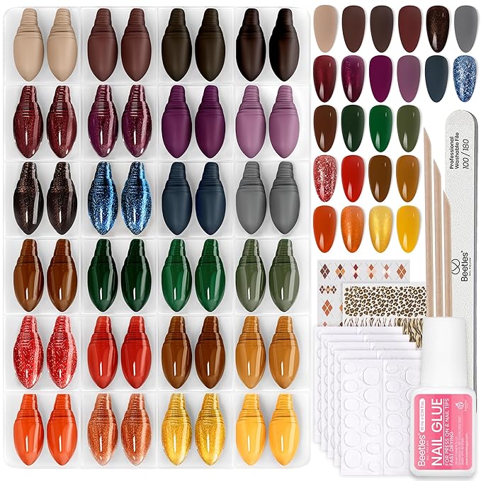 J - Nail Kit | Short Almond | Prism Parade 720PCS