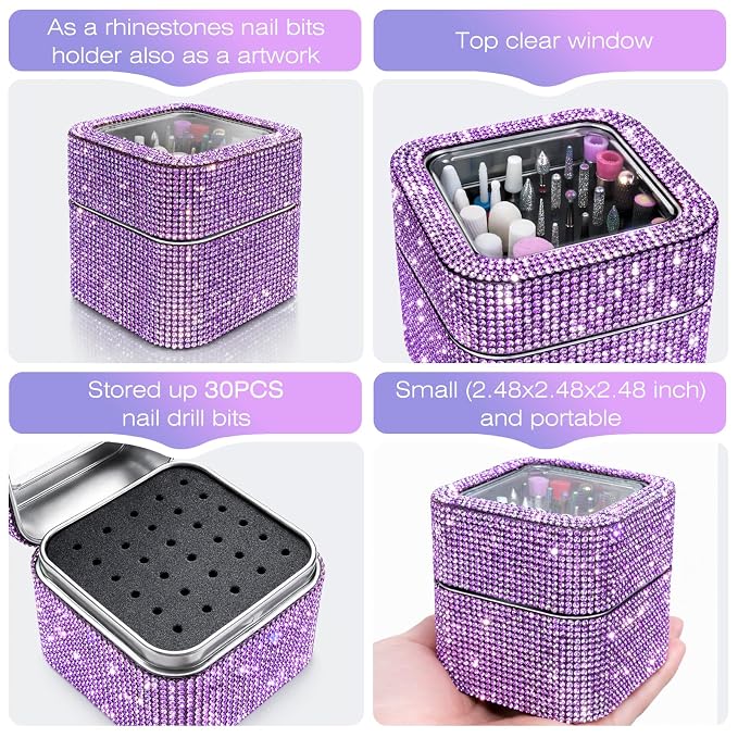 30PCS Mixed Bits with Purple Case
