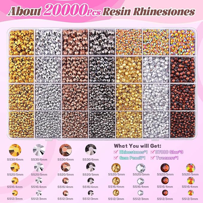 06 Metallic Rhinestones Series