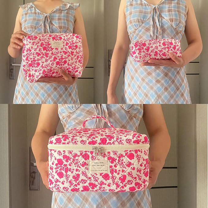 B-3Pcs Rose red