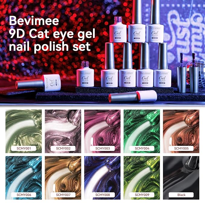 10 Colors-9D Cat Eye Gel