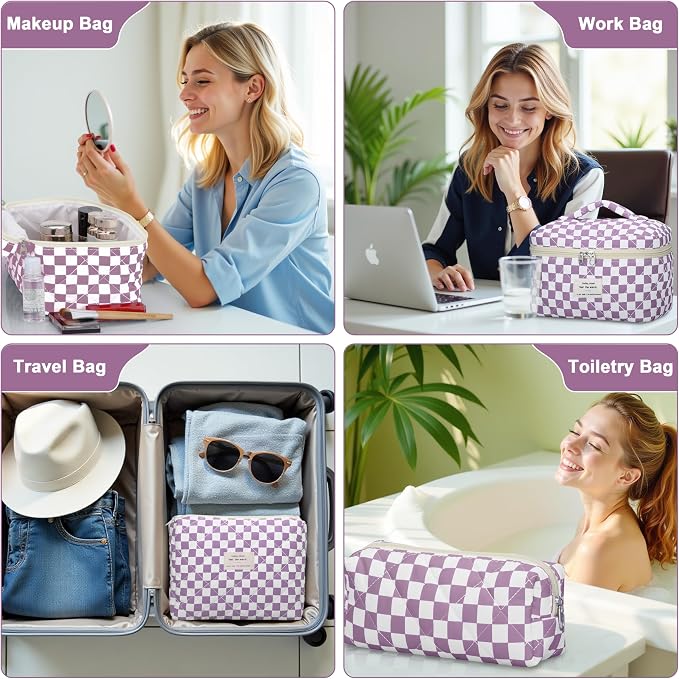 Checkered Purple
