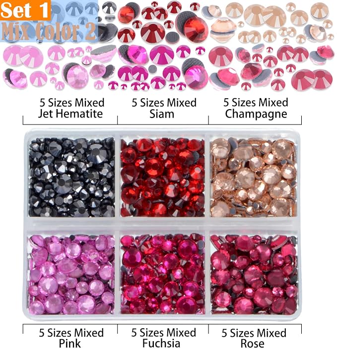 24 Colors and 5 Sizes Each Color