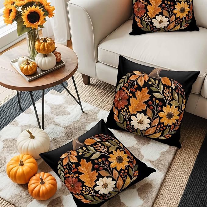 Black, Burnt Orange, Golden Yellow, Amber