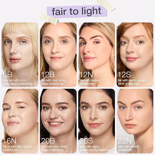 16N fair-light neutral (fair to light skin with a balance of warm & cool undertones )