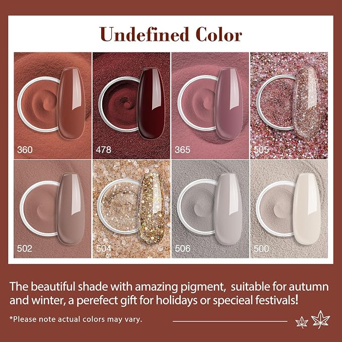 Nude Brown Glitter