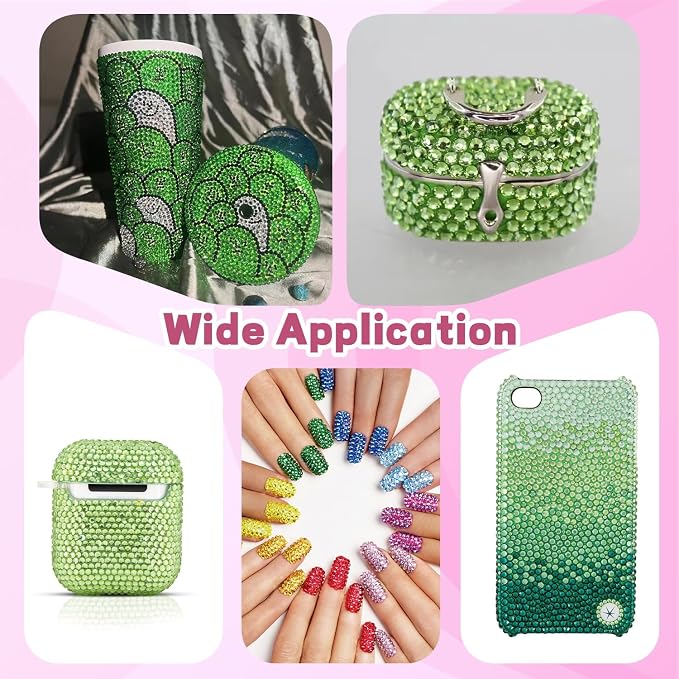04 Green Rhinestones Series