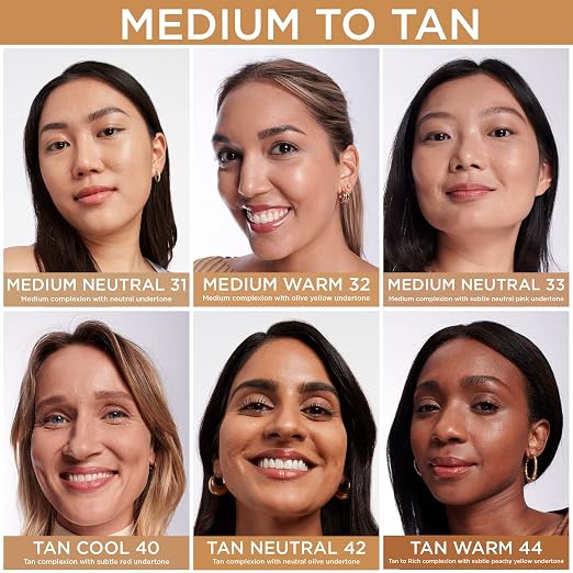 44 Tan Warm (tan to rich complexion with subtle peachy yellow undertone)
