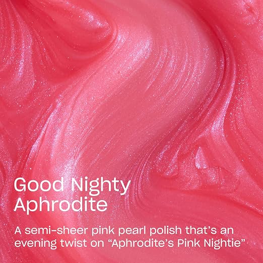 Good Nighty Aphrodite | Semi-Sheer Medium Warm Blush Pink Pearl