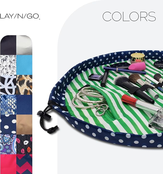 Dot (Navy/Green Stripe)