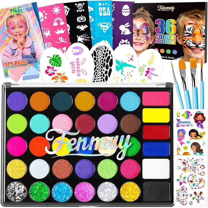 30 Colors+6 Glitter(166pc accessories)