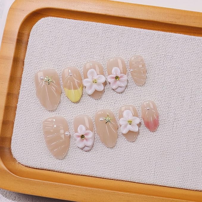 Handmade Almond Nails 22