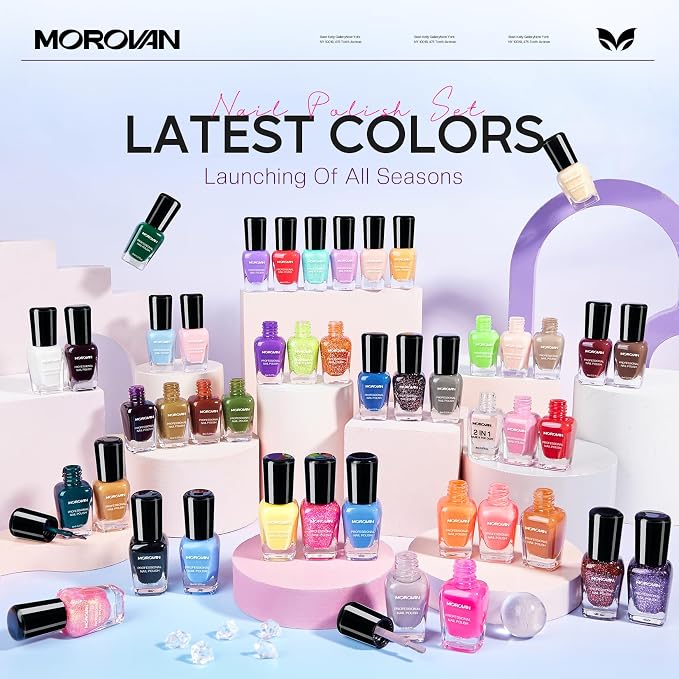 45pcs Nail Polish Set 0.27fl.oz
