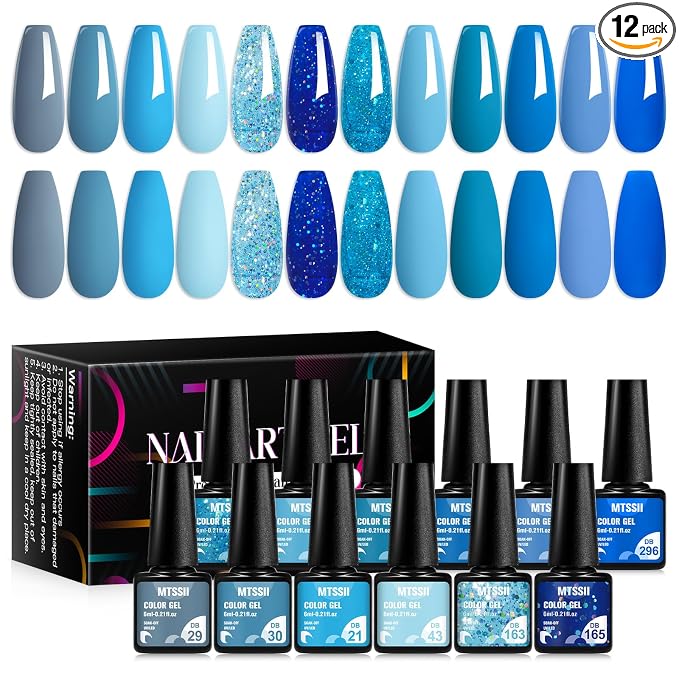12 Pcs Blue