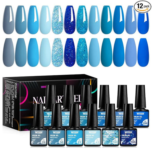 12 Pcs Blue