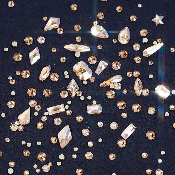 Champagne Nail Rhinestones