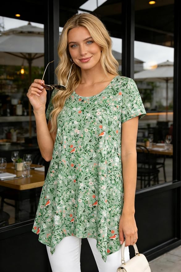 Mint Green Floral