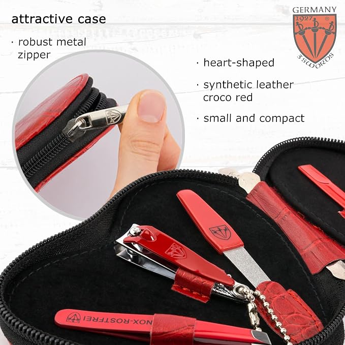 CROCO RED - CUTICLE SCISSORS