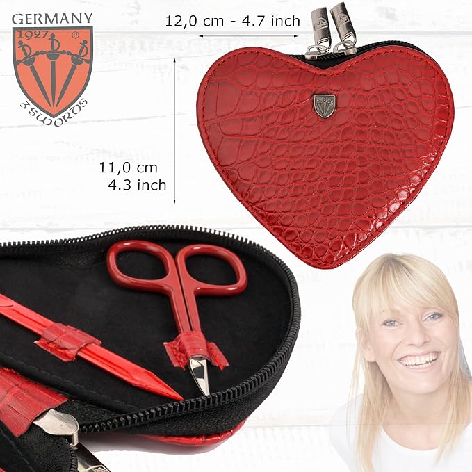 CROCO RED - CUTICLE SCISSORS