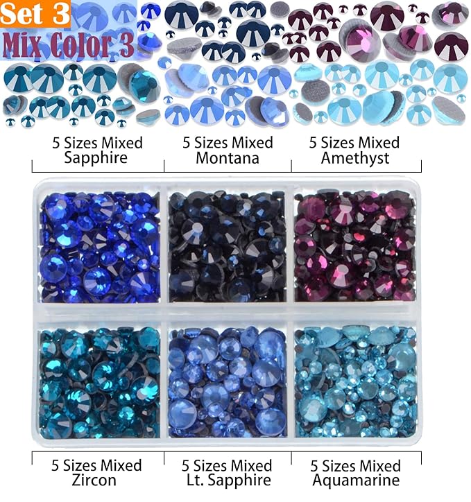 24 Colors and 5 Sizes Each Color