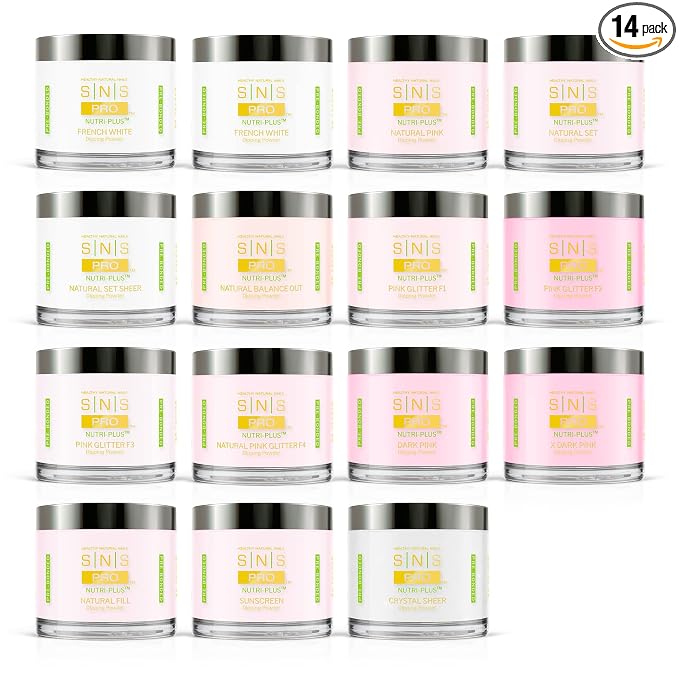 Pink & White Master Set 4oz - 14 Jars