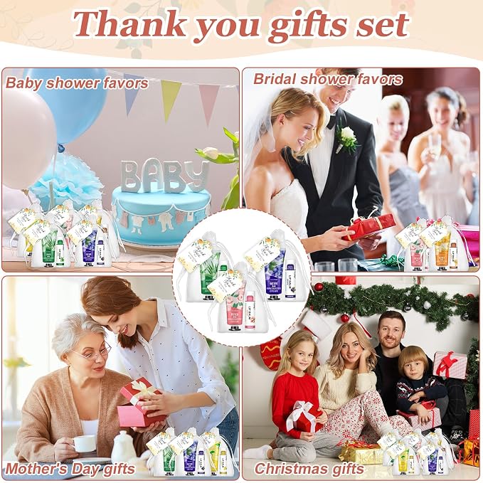 30 Sets Hand Cream and Lip Balm Gifts