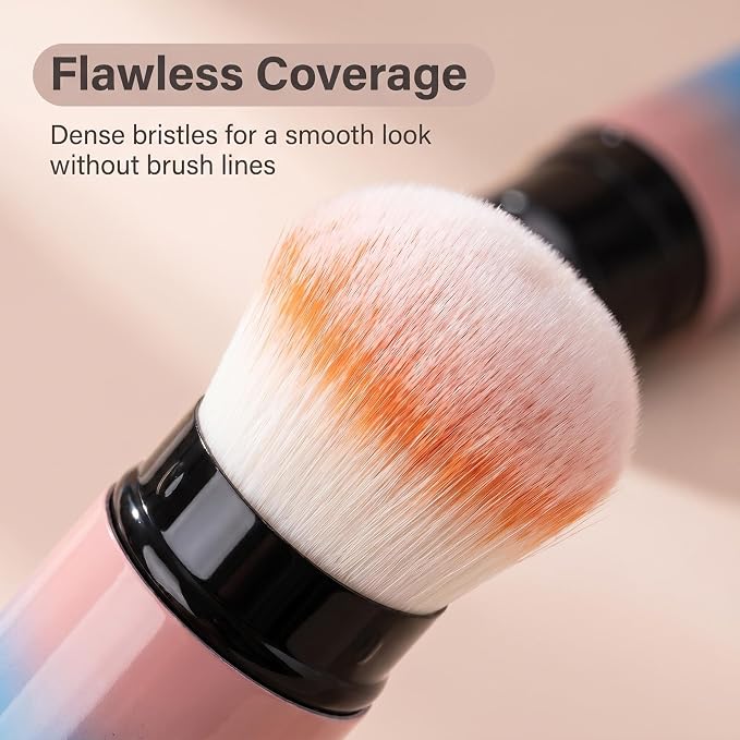 Multicolor With White Bristles