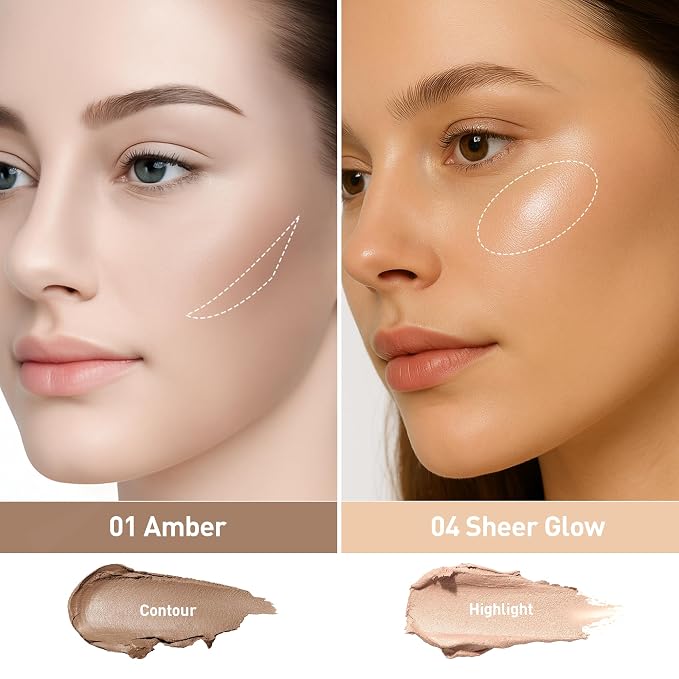 01 Amber & 05 Sheer Glow