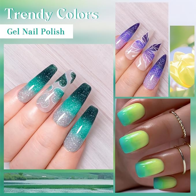 12pcs nude + color change-set4