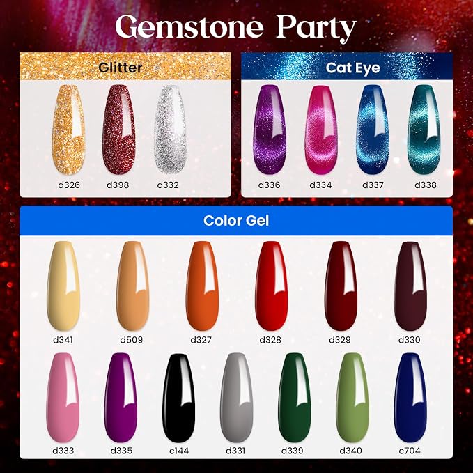 5-20 Colors Gemstone Party
