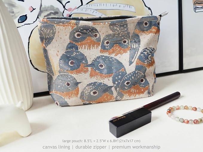 GZTH Creamy Beige Penguin Canvas 1 Bag