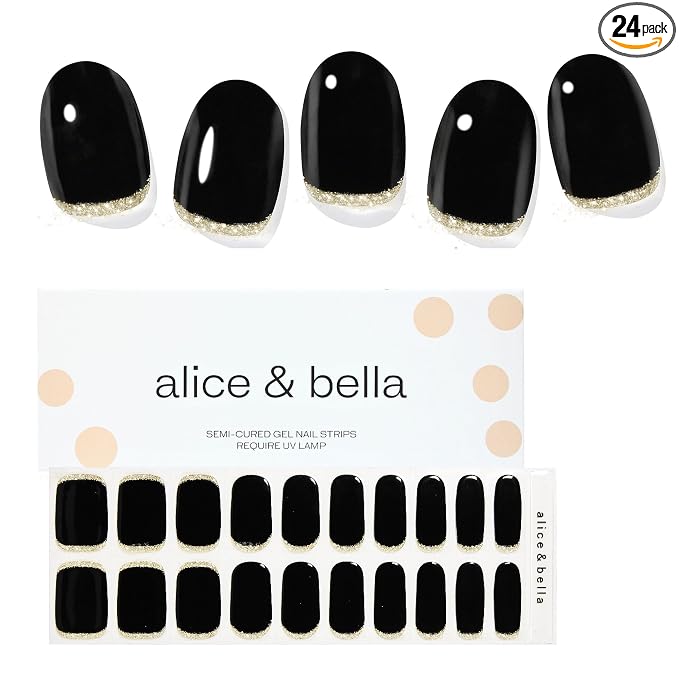 Black W/ Gold Reverse French