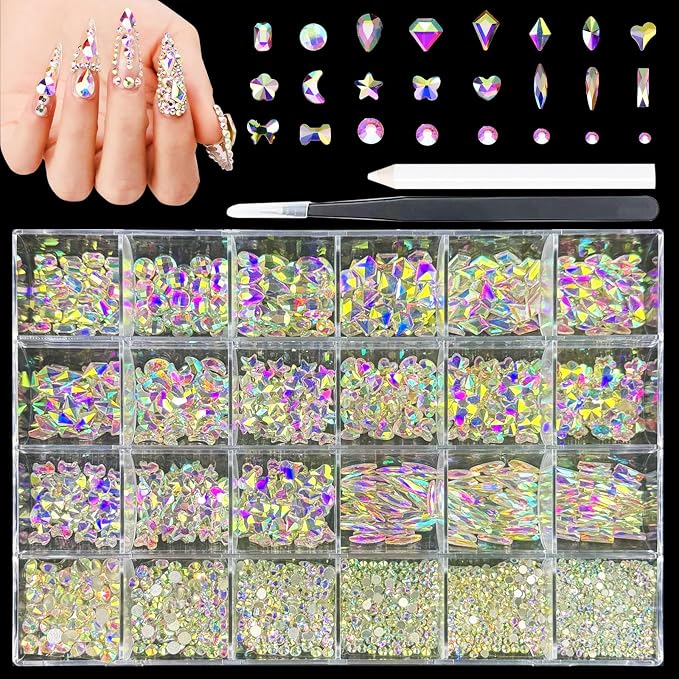 AB nail rhinestones