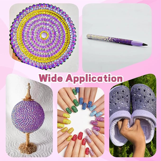 Purple Rhinestones Series