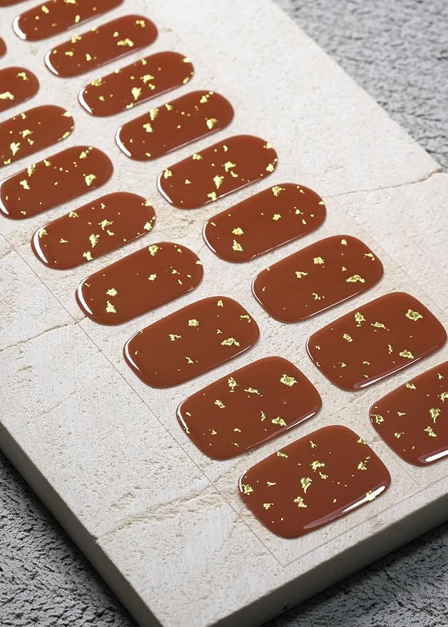 Brown Metallic Flakes