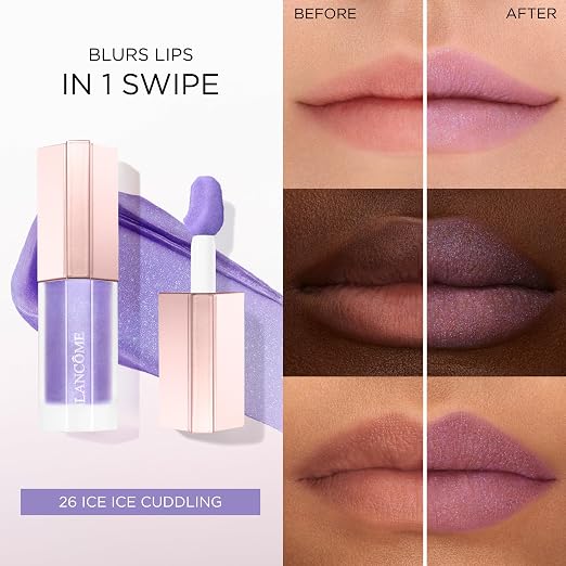 26 Ice Ice Cuddling: Cool Sheer Violet Sparkle