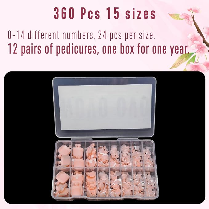 French Tip Toenails Light Pink