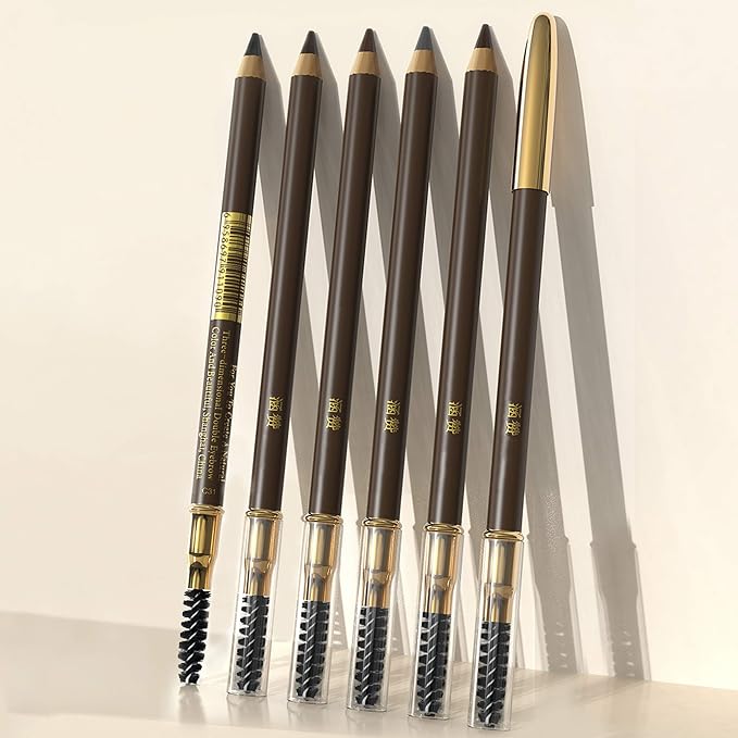 5PCS-Black+Dark Brown+Light Brown+Grey+Brown