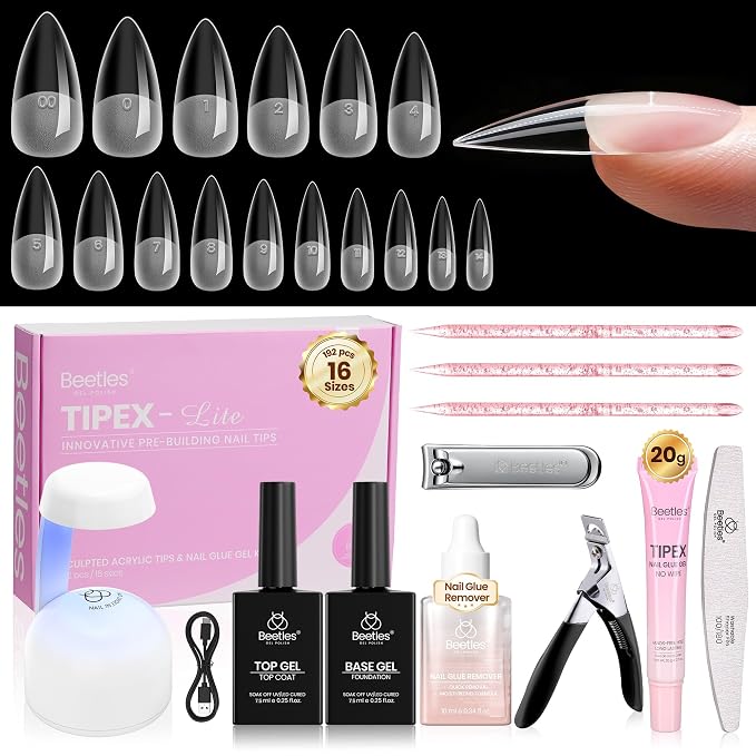 3 - Tipex Lite Nails Kit | Medium Stiletto | 192