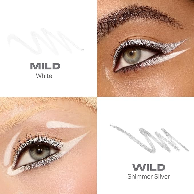 White/Shimmer Silver