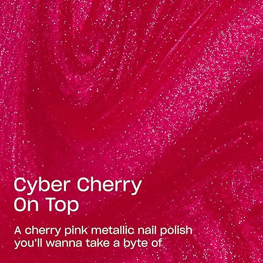 Cyber Cherry on Top | Opaque Bright Pink Metallic