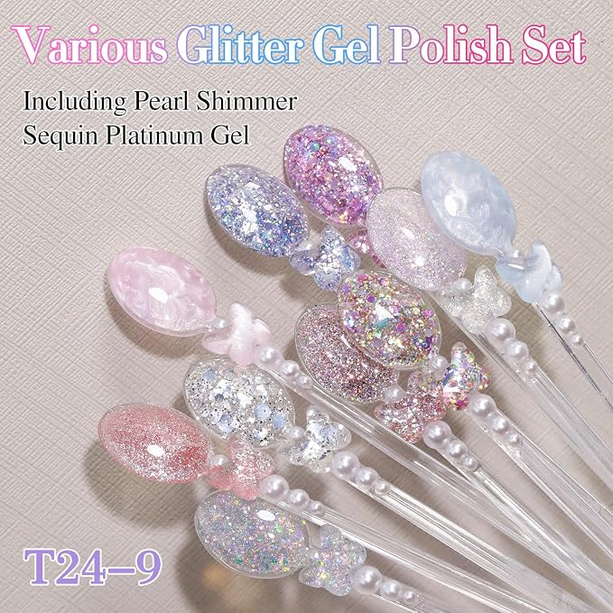 Pearl Glitter Rose Gold