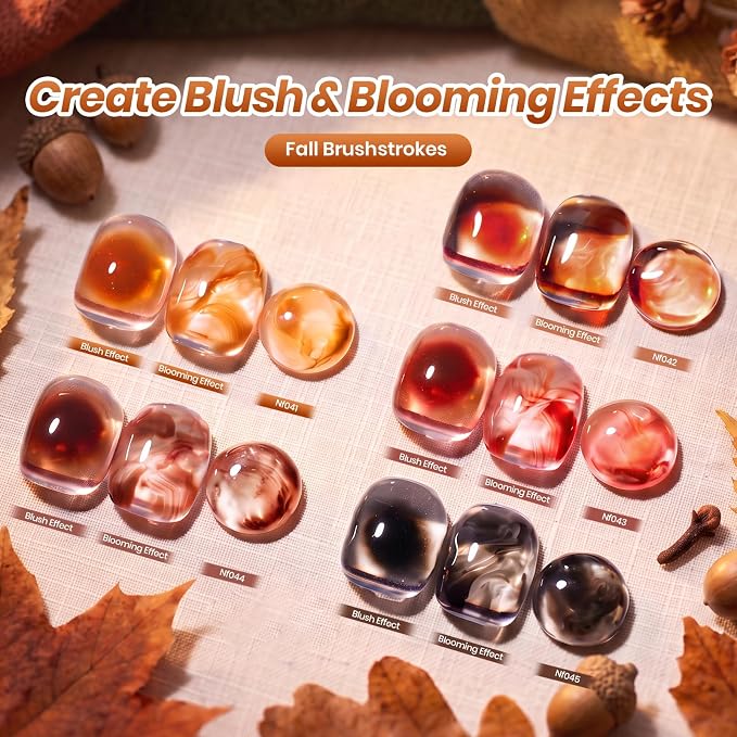 A-Mixed Finishes | Fall Brushstrokes