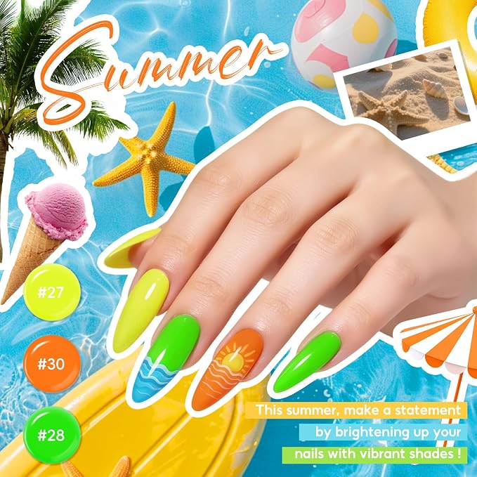 55Pcs All Season Colors + 5Pcs Top Base Coat