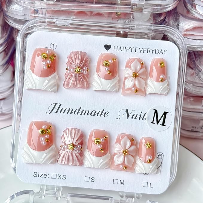 white and pink