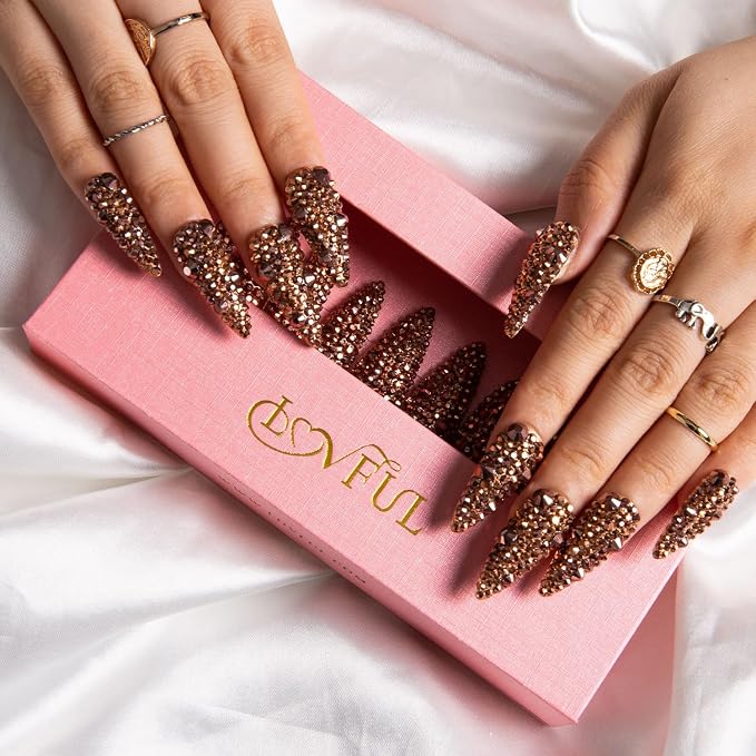 Classic Golden Rhinestone