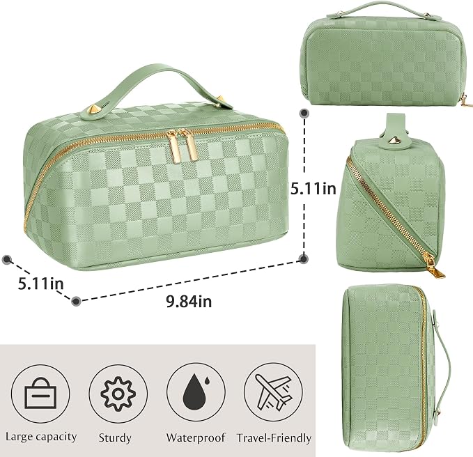 checkered green