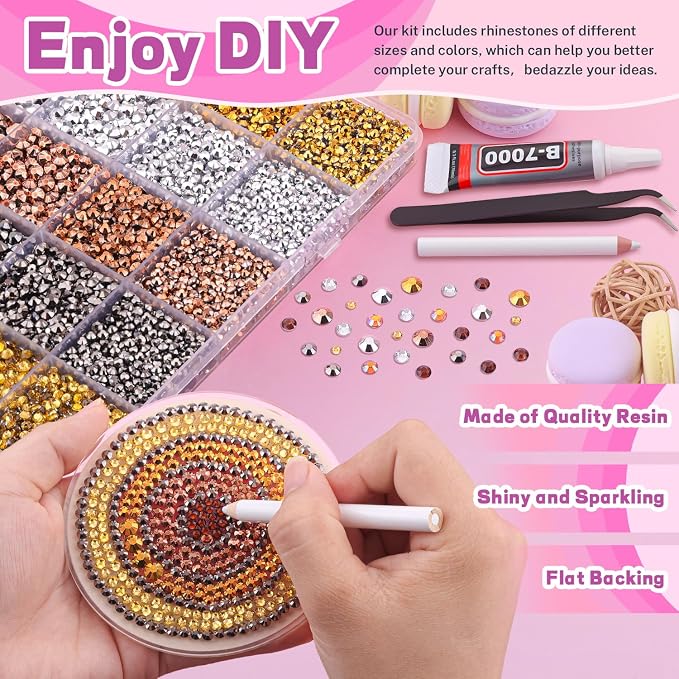 06 Metallic Rhinestones Series